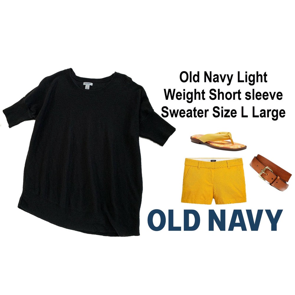Old Navy Short Sleeve Sweater Size L Large